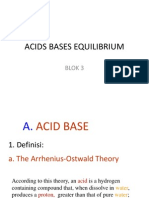 Acids Bases Equilibrium