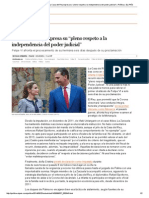 Imputación Infanta Cristina_ La Casa Del Rey Expresa Su “Pleno Respeto a La Independencia Del Poder Judicial” _ Política _ EL PAÍS