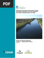 Elaboração Do Projeto de Execução e Estudo de Impacte Ambiental Do Circuito Hidráulico Roxo-Sado e Respetivo Bloco de Rega - RNT2649