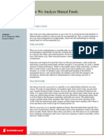 How We Analyze Mutual Funds