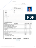 Signature of Student Signature of Counsellor Signature of HOD