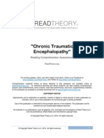 11 Chronic Traumatic Encephalopathy Free Sample