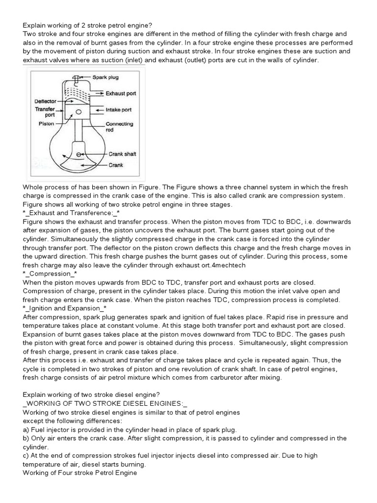 Engine Operation | PDF