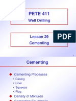 Cementing Processes and Equipment in Well Drilling Lessons