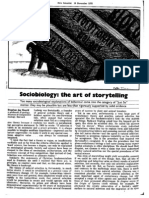 Gould, Sociobiology - The Art of Storytelling, 1978