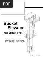 Bucket Elevator 200 TPH