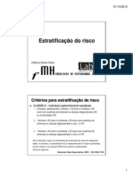 Extratificação de Risco para Programa de Exercícios