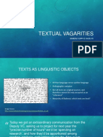 Textual Vagarities