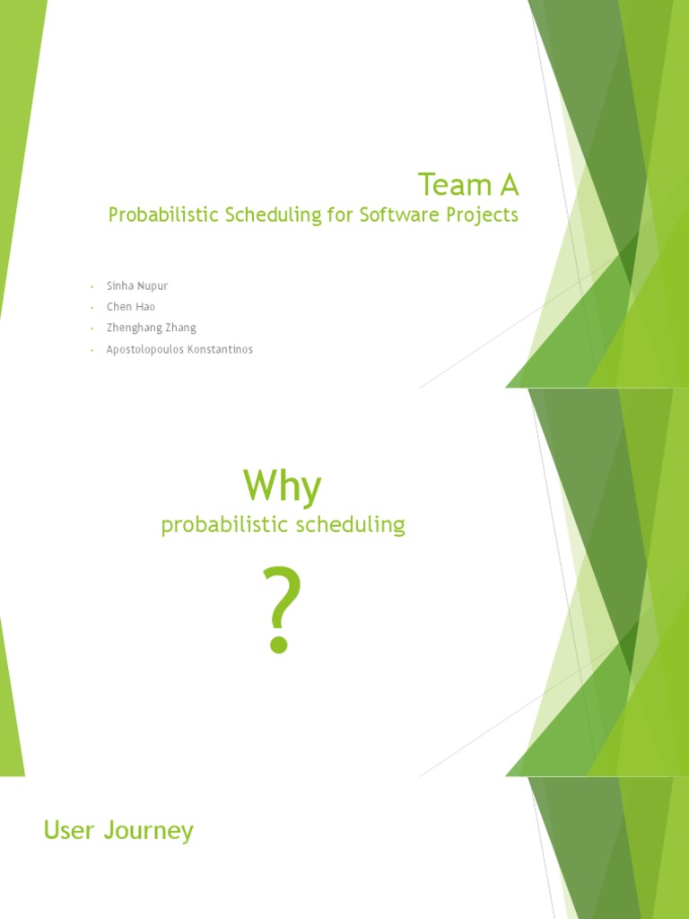Probabilistic Scheduling for Software Projects | PDF | Art | Technology ...