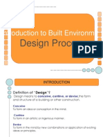 Design Process: Introduction To Built Environment