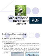 Introduction to Built Environment- Stdntversion