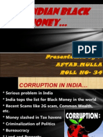 Indian Black Money : Presentation By:-Aftab - Mulla Roll No - 34