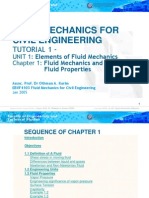 EBVF4103 (Chapter 1) Fluid Mechanics For Civil Engineering