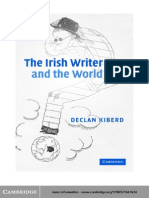 (Declan Kiberd) The Irish Writer and The World