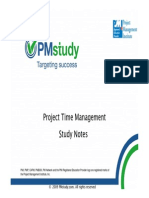 Study Notes Project Time Management