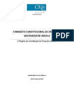 o Mandato Constitucional Da Ordem Dos Advogados de Angol1