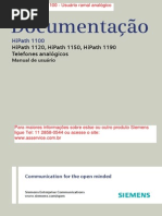 Manual_Hipath_1100 - Usuário Ramal Analógico