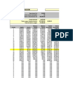 Tabla de Armotizacion Calculo de Prestamos