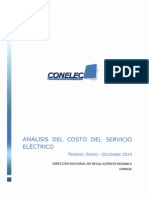 Análisis Costo Del Servicio Eléctrico 2014 - Final