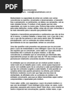Mediunidade e Autoconhecimento.doc