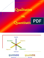 Qualitative vs. Quantitative