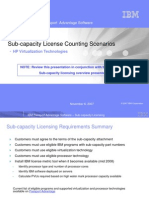 Sub-Capacity License Counting Scenarios: IBM Passport Advantage Software