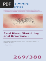 Paul Klee, Sketching and Drawing...