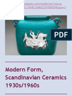 Modern Form, Scandinavian Ceramics 1930s/1960s