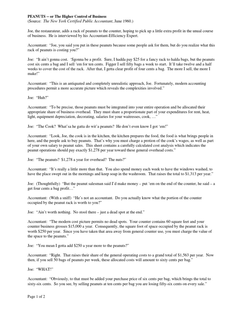 Nuts To You Movie Script PDF Economies Business