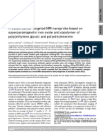 Iron Oxide-PEG-PEI Prostate Cancer Targeted MRI Nanoprobe Based On Superparamagnetic Iron Oxide and Copolymer of Poly (Ethylene Glycol) and Polyethyleneimine
