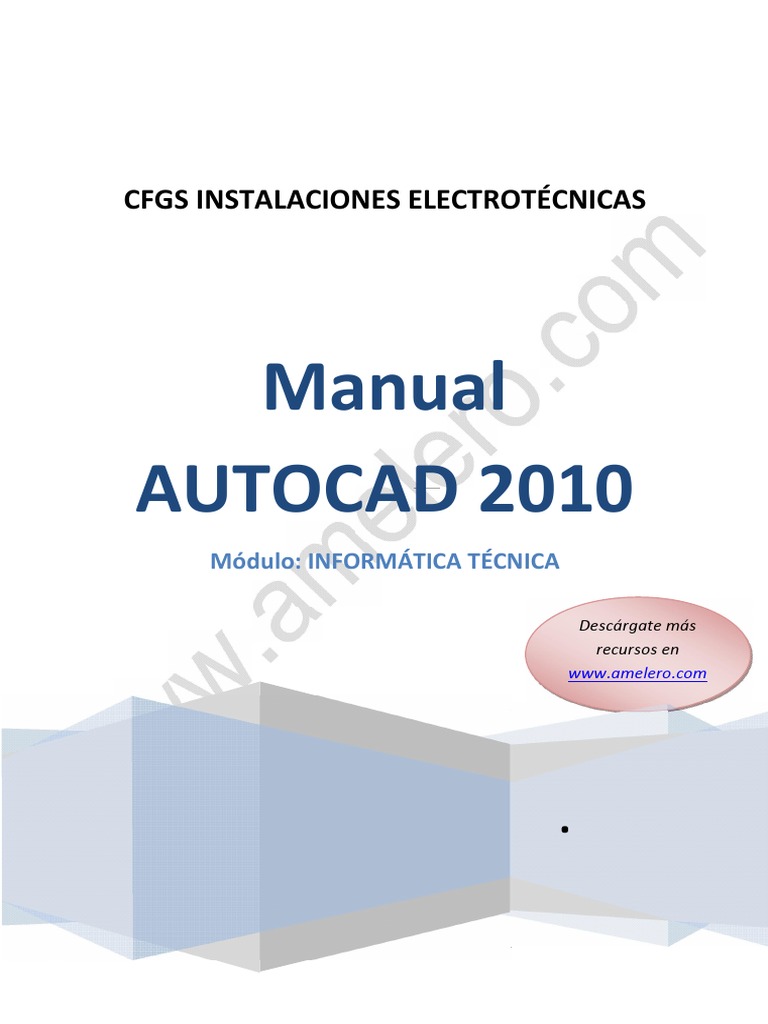 Manual Básico de AutoCAD 2010 en Español | PDF | Informática | Tecnología