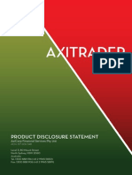 P Operations Client Info PDS FSG CA AxiTrader-Product Disclosure Statement