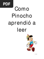 Como Pinocho Aprendio a Leer
