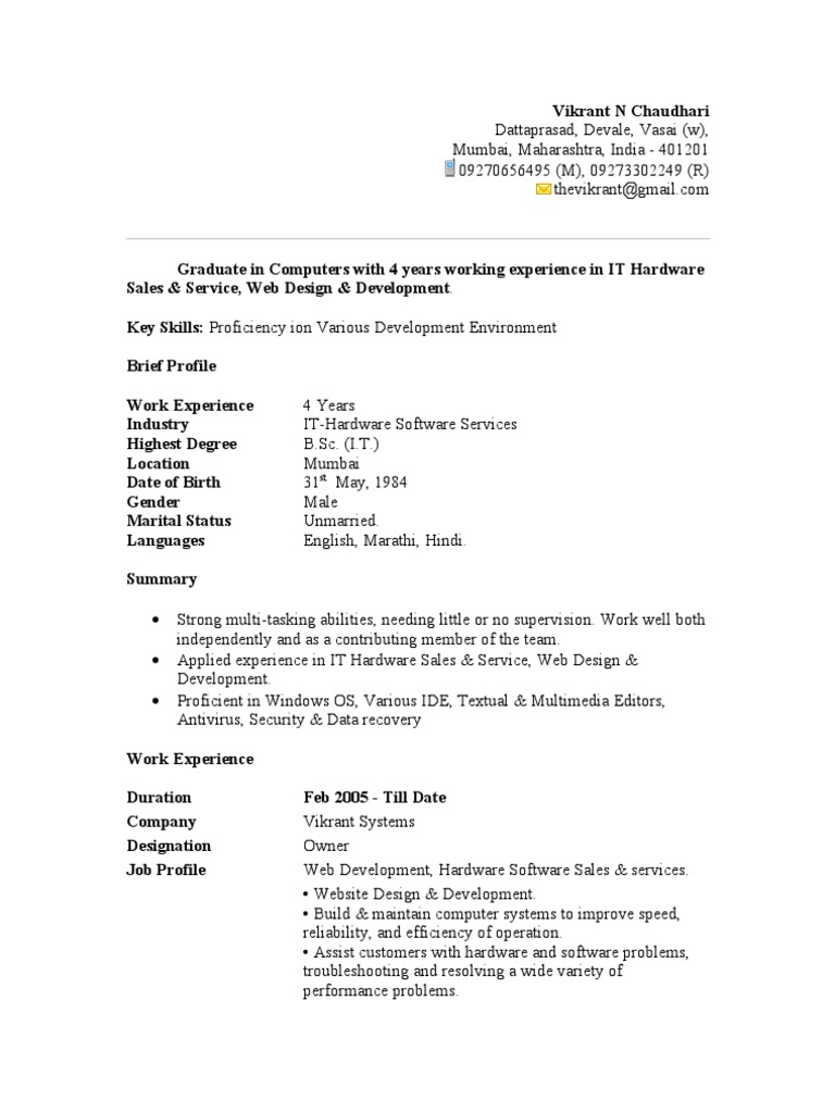 IT Hardware & Web Development Expert | PDF | Web Design | Integrated ...