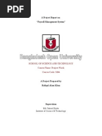 Payroll Management System Project Report | PDF | Payroll Tax | Payroll