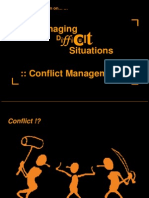 Managing Situations:: Conflict Management::: Di I U