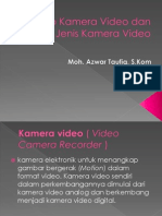 Prinsip Kamera Video Dan Jenis - Jenis Kamera