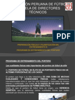 Programa Entrenamiento de Portero