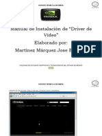 Instalación de Driver de Vídeo PDF