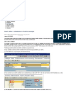 How To Define A Substitution in FI