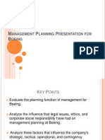 Management Planning Presentation For Boeing