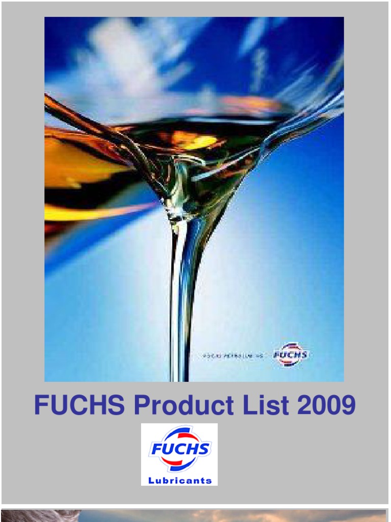 Fuchs Price List - v6 | PDF | Motor Oil | Machines