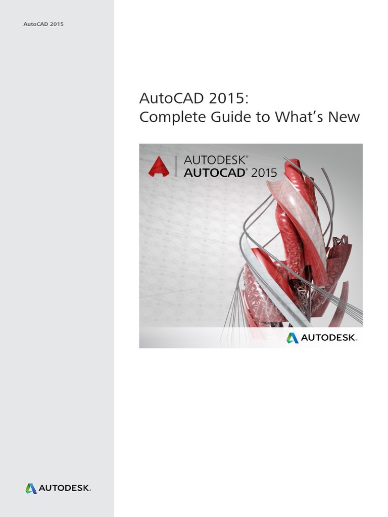 Autocad 2015 What Is New Guide | PDF