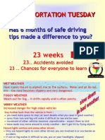 Transportation Tuesday: Has 6 Months of Safe Driving Tips Made A Difference To You?