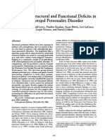 Raine et al,. (2002) - 'Prefrontal Structural and Functional Deficits in Schizotypal Personality Disorder' 