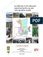 Rencana Detail Tata Ruang Kuta Alam Banda Aceh Laporan Akhir