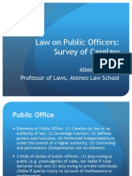 Law on Public Officers Survey of Caselaw