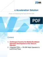 ZTE Integration CDN Wireless Acceleation Solution