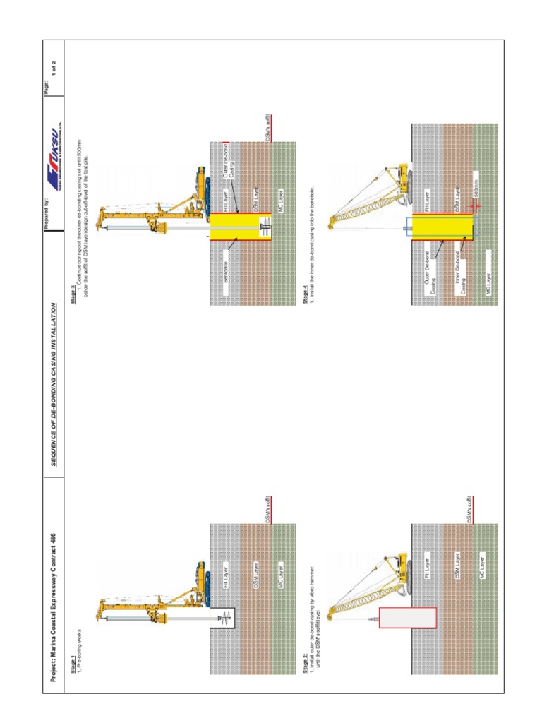 De-Bonding Casing Installation Steps | PDF | Lifestyle