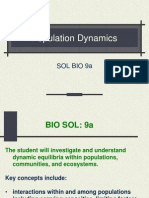 Population Dynamics: Sol Bio 9A
